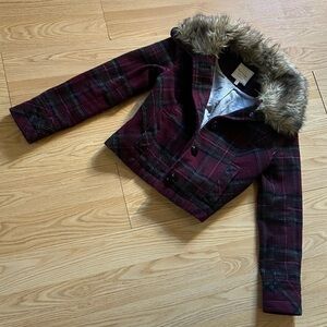 Heritage 1981 Maroon and Black Coat